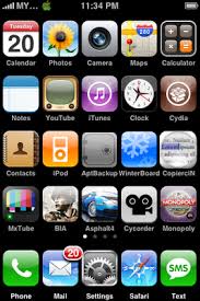 enable five icon column on iphone using
