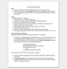 Research Outline Template 8 For Word Doc Pdf Format