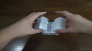 como fazer um cubo de papel infinito