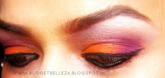 purple orange eye makeup tutorial my