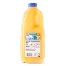 orange juice with added calcium and
