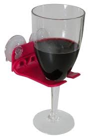 Suction A Wine Glass Holder To Your