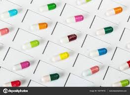 Different Color Tablets And Pills Stock Photo Doroshin
