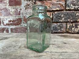 Antique Glass Jars 1900 S Hand Crafted