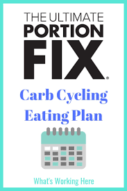 ultimate portion fix carb cycling