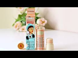 pore minimizing makeup review