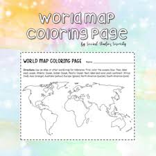 Download continent coloring pages and use any clip art,coloring,png graphics in your website, document or presentation. Continent Coloring Worksheets Teaching Resources Tpt