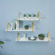 Steel Gold Shelf Bracket Shelf Supports