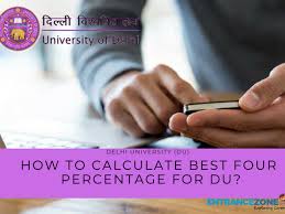 how to calculate best four percene