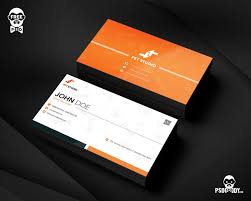 Creative business card maker for architects 182c. Pet Shop Business Card Psd Template Psddaddy Com