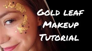 gold leaf fashion makeup joanna d