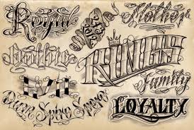 art on skin best fonts for tattoos