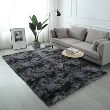 plush fur carpet livingroom soft gy