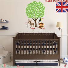 Woodland Tree And Friends Wall Stickers