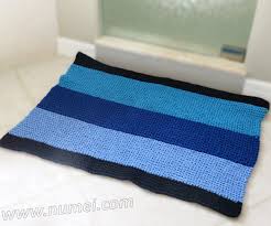 free knitting pattern walker bath mat rug