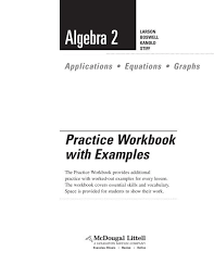Algebra Ii Workbook Wayne County