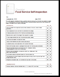food inspection checklist clark