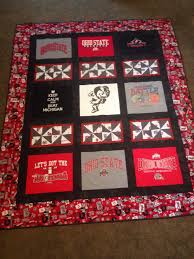 Ohio State Buckeyes T Shirt Quilt Shirt Quilt Quilts