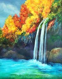 Paint a Waterfall