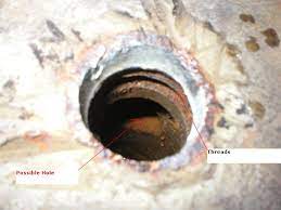 hole in slab plumbing inspections