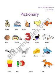 This includes alphabet sounds as well as digraphs such as sh, th, ai and ue. Jolly Phonics 6 Sounds Group Pictionary Esl Worksheet By Riso