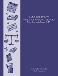 Comprehensive Annual Financial Report Mecklenburg County