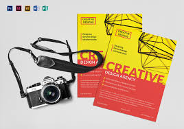 Creative Design Agency Flyer Design Template In Psd Word Publisher