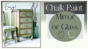 paint mirror with chalk paint chalk