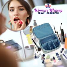 women makeup travel organizer