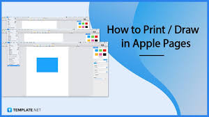 how to print draw in apple pages