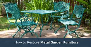 How To Re Metal Garden Furniture