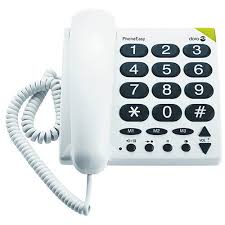 Doro Big On Telephone White 311c