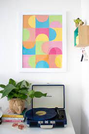 Simple Diy Geometric Paper Wall Art