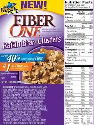 fiber one raisin bran cers