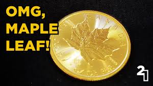1 oz gold canadian maple leaf coin