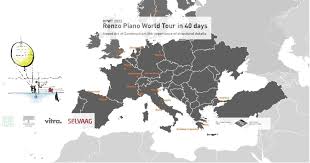 Renzo Piano World Tour 2022: inizia il viaggio in 40 giorni tra le ...