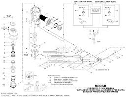 bosch n80sb parts diagram for nailer