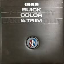1969 Buick Color Upholstery Dealer Album Original