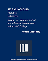نتیجه جستجوی لغت [malicious] در گوگل