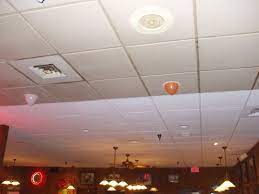 spray painting suspended ceilings the