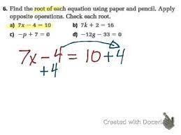 Solve Multi Step Equations