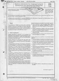 General Tolerances For Iinearand Angular