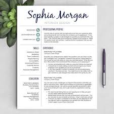 Creative Resume Template Resume For Word And Pages 1 2