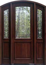 Exterior Arched Top Doors Mahogany Door