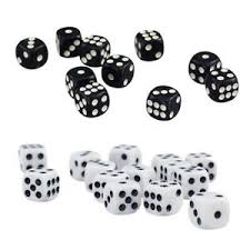 Details About 100pcs Lot D6 Dice 12mm Six Sided Dice For D D Rpg Mtg Accessory Black White
