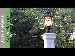 how to build a lamp post home