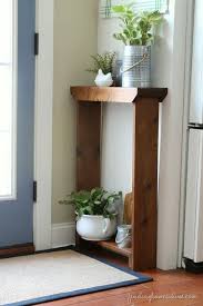 quick and easy diy console table