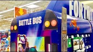 Fortnite battle bus focuses on top clips/highlights. Fortnite Battle Bus Display In Walmart Llama Skull Trooper Cuddle Leader Youtube