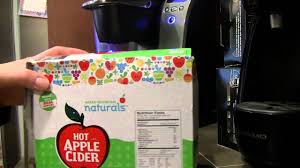 making hot apple cider keurig style