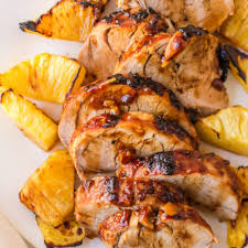 glazed pork tenderloin with pineapple